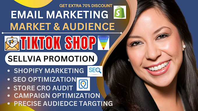 Gig Preview - Setup tiktok shop, fb, ig ads to increase shopify, sellvia marketing sales