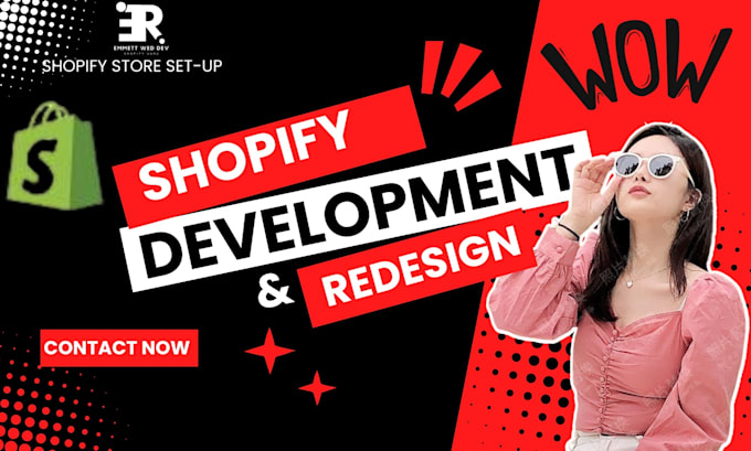 Gig Preview - Setup shopify store edit update upgrade revamp redesign shopify website