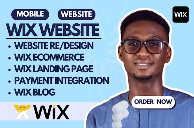 Gig Preview - Build wix booking website redesign booking website, wix studio, wix redesign