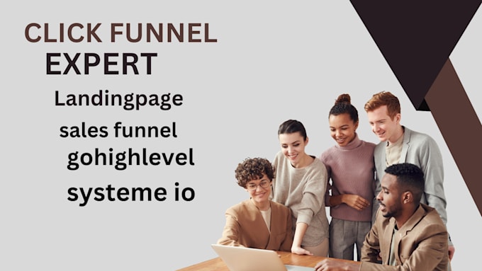 Gig Preview - Create unique clickfunnels landing page clickfunnels sales funnels