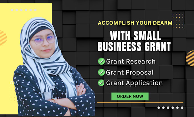 Gig Preview - Write winning grant proposal to secure small business grants, nonprofit, 501c3