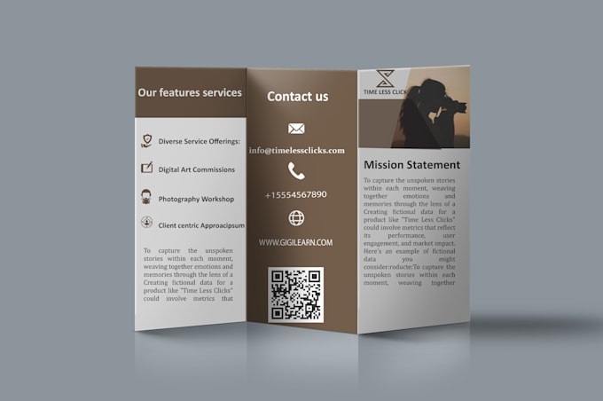 Gig Preview - Design professional trifold brochure