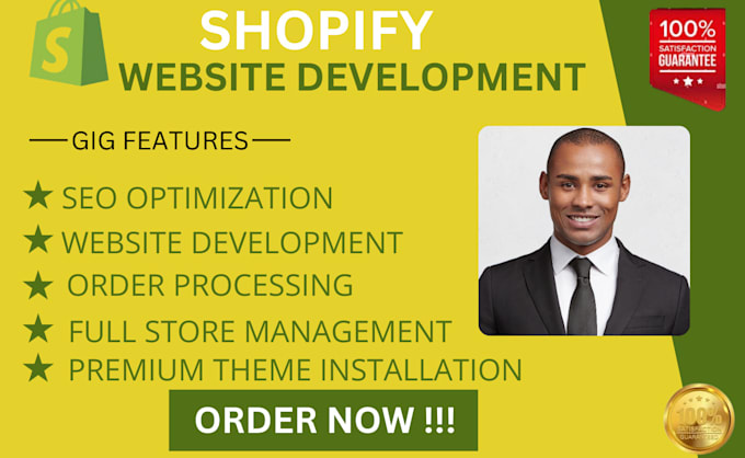 Bestseller - build shopify website development, shopify store design or shopify dropshipping