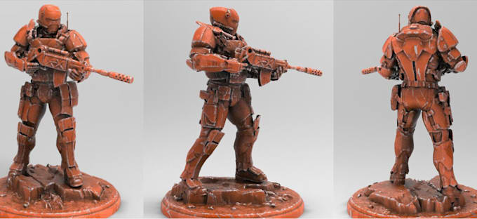 Gig Preview - Design tabletop 3d interactive,figures for 3d print,stl zbrush miniatures sculpt