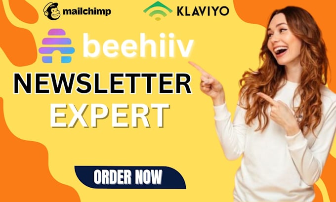 Gig Preview - Design beehiiv ai newsletter beehive landing page beehiiv manager beehiiv expert