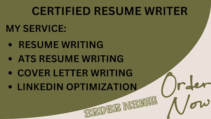 Gig Preview - Provide professional resume writing service, cover letter and linkedin profile