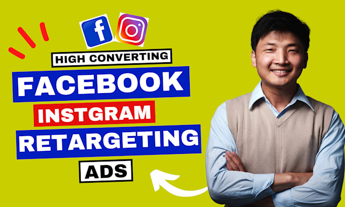 Gig Preview - Create facebook and instagram retargeting ads campaign