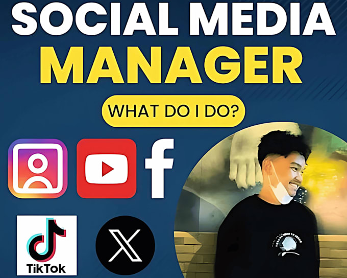 Gig Preview - Do your social media manager marketing and content creator