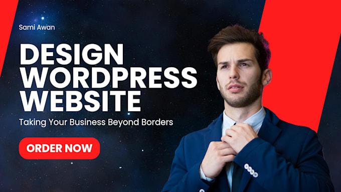 Gig Preview - Build responsive wordpress website design redesign or website development