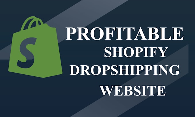 Gig Preview - Create a successful shopify dropshipping store shopify ecommerce website design