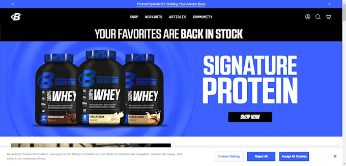 Gig Preview - Build health supplement shopify store product label design supplement website