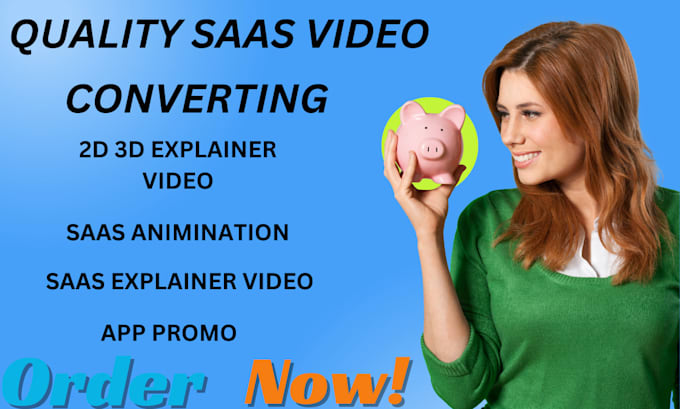 Gig Preview - Create engaging saas product video 3d explainer animation video and app promos