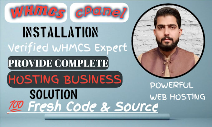 Gig Preview - Setup whmcs or whm cpanel, web hosting reseller business