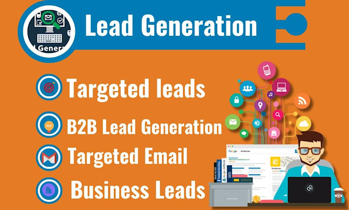 Gig Preview - Targeted lead generation expert leads to grow your business