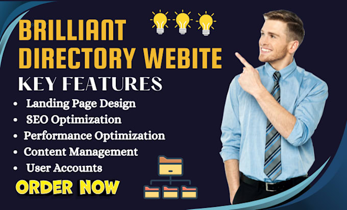 Gig Preview - Do brilliant directory website business directory website directory website