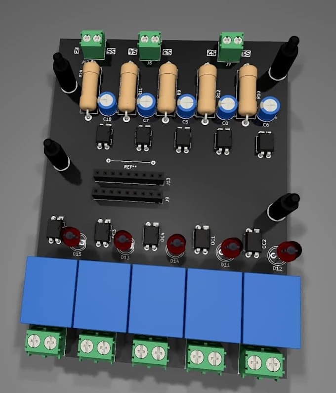 Gig Preview - Do schematic printed pcb circuit board in altium designer eagle cad cadence