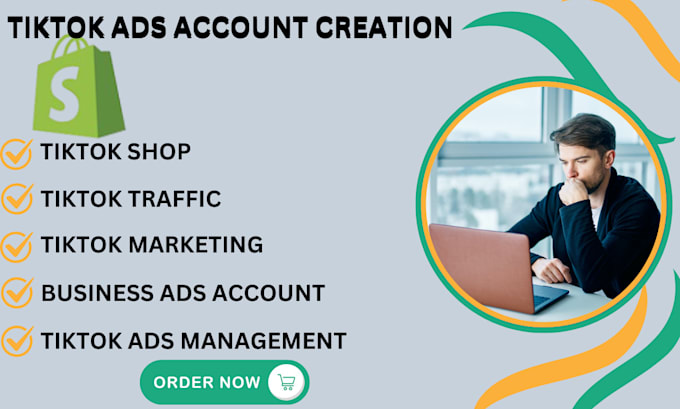 Bestseller - do tiktok business ads account creation management tiktok shop marketing