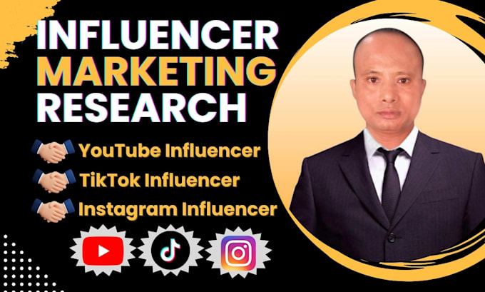 Gig Preview - Find leads on instagram, youtube, tiktok influencer email list