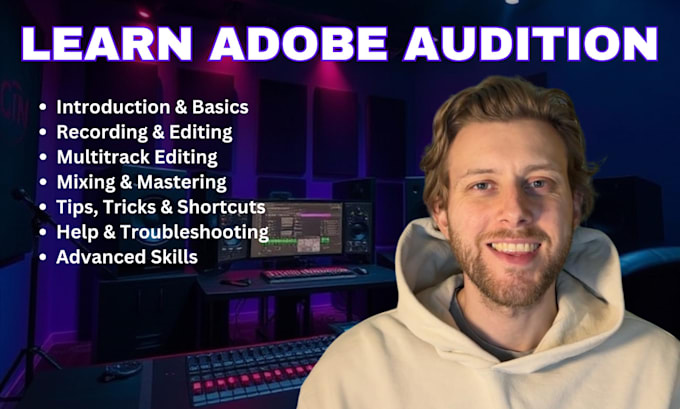 Gig Preview - Teach you adobe audition