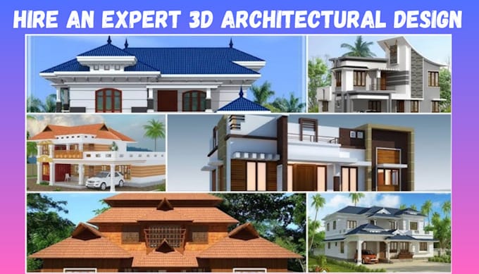 Gig Preview - Do 3d modeling for interior and exterior house designs architecture rendering