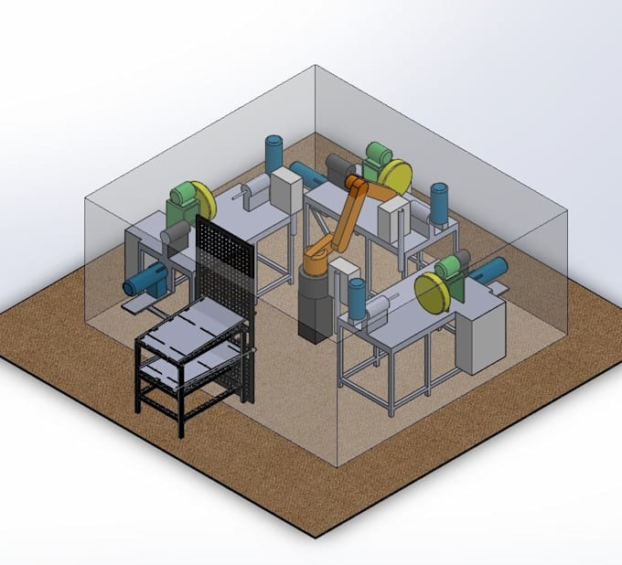 Gig Preview - Do project, assembly production drawing with solidworks