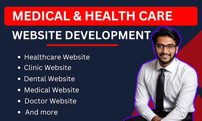 Gig Preview - Design a medical, healthcare, clinic, or dental website