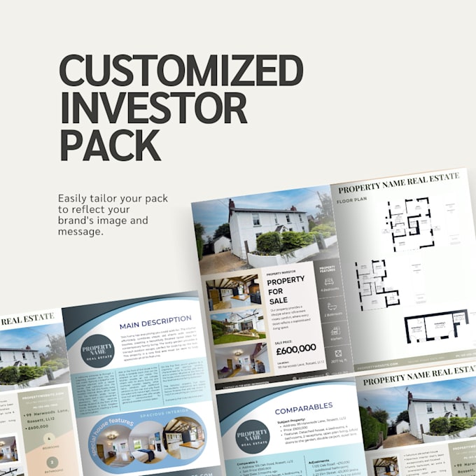 Gig Preview - Create a complete property investor pack with investment comparables