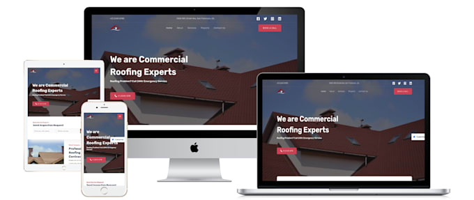 Gig Preview - Build a professional roofing website for your business