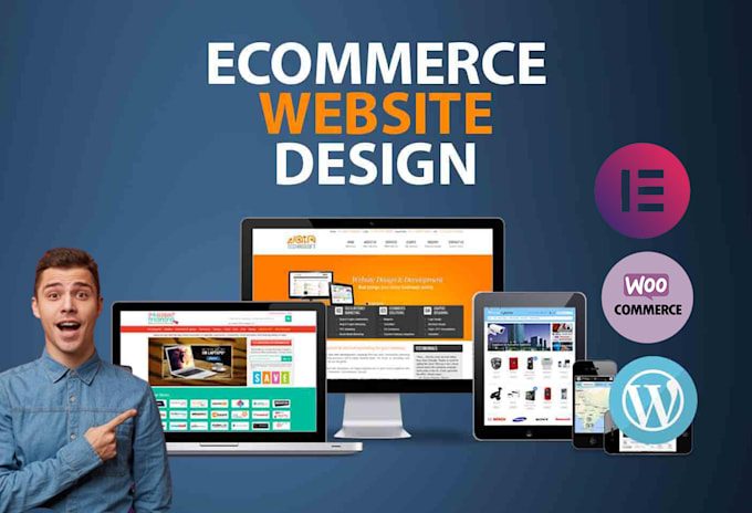 Gig Preview - Do custom online store design and responsive ecommerce website development