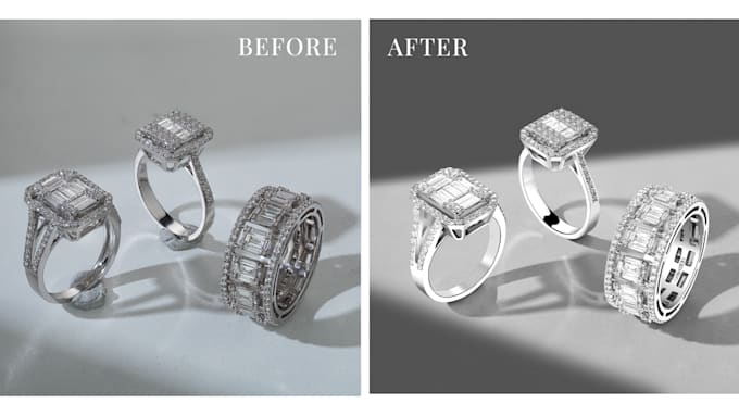 Gig Preview - Retouch jewelry photos to high resolution quality