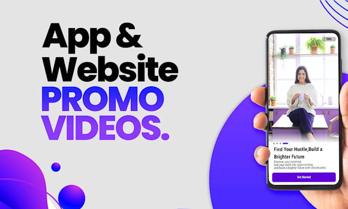 Gig Preview - Do mobile app promo video or app explainer video