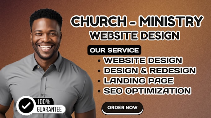 Gig Preview - Wordpress church website , ministry website, charity website , livestream