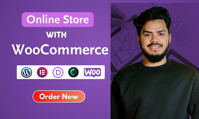 Gig Preview - Design online store, ecommerce website with woocommerce