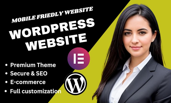 Gig Preview - Develop responsive wordpress website  wordpress design website design wordpress