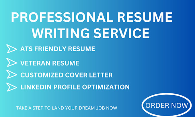 Gig Preview - Write professional resume writng,CV and cover letter