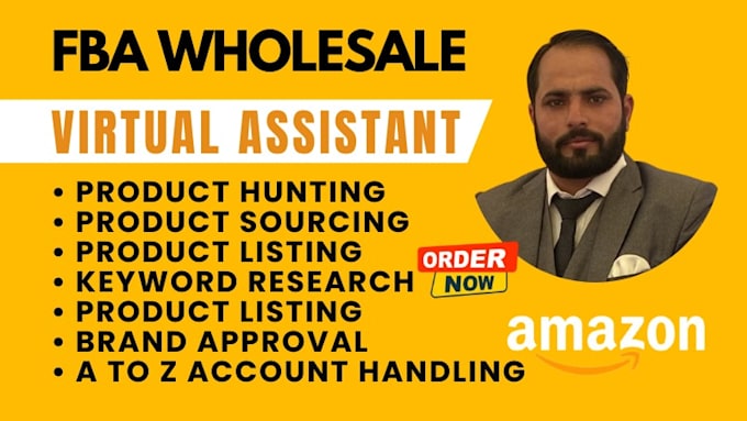 Gig Preview - Be your amazon fba wholesale VA and business growth expert