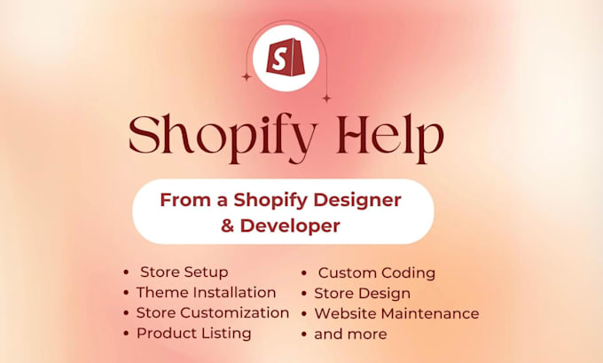 Gig Preview - Design high converting shopify dropshipping stores