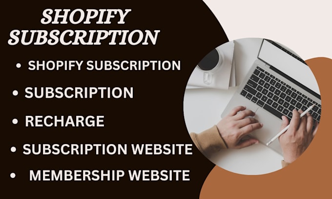 Gig Preview - Design shopify subscription with recharge bold subscription membership website