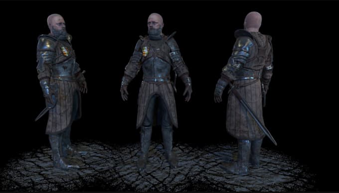 Gig Preview - Create and fix metahuman character, game asset, harmour character,weapons,uv map