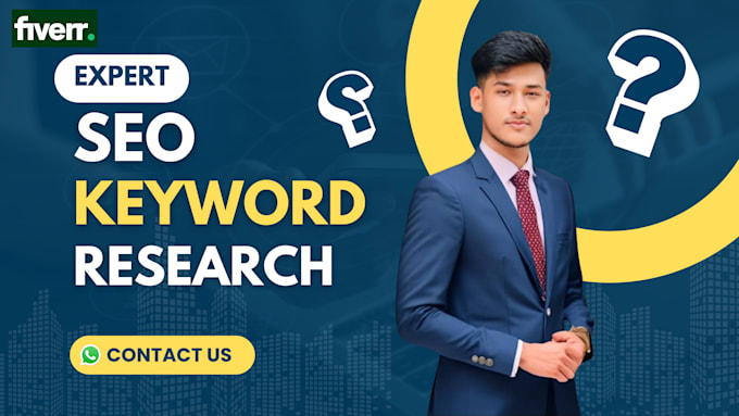 Gig Preview - Seo optimized keyword research to dominate search rankings