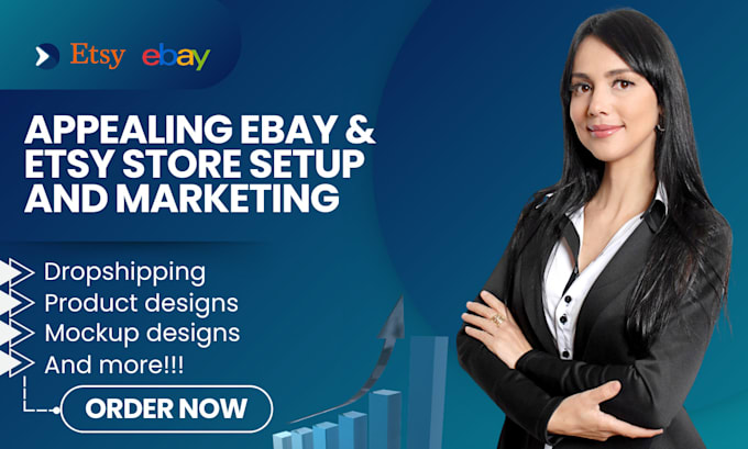 Gig Preview - Ebay virtual assistant ebay dropshipping ebay listing etsy banner ebay marketing