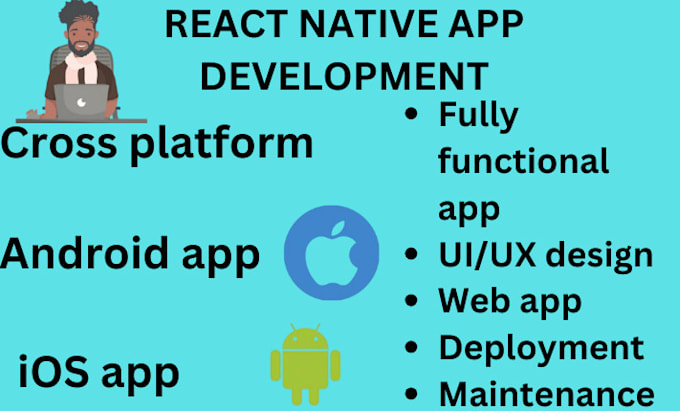 Gig Preview - Develop react native app development, ios and android app using react native