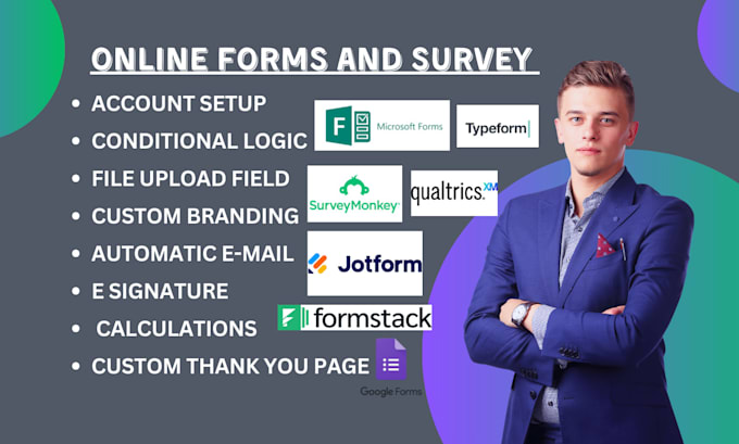 Gig Preview - Google forms microsoft forms jotform type form formstack qualtrics surveymonkey