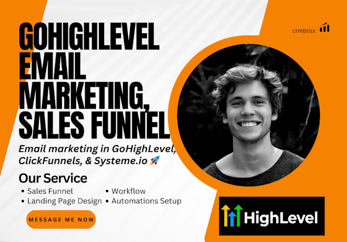 Gig Preview - Gohighlevel email marketing gohighlevel sales funnel gohighlevel automation