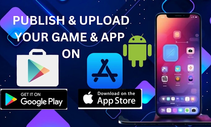 Gig Preview - Publish and upload app on google play console, upload game on console account