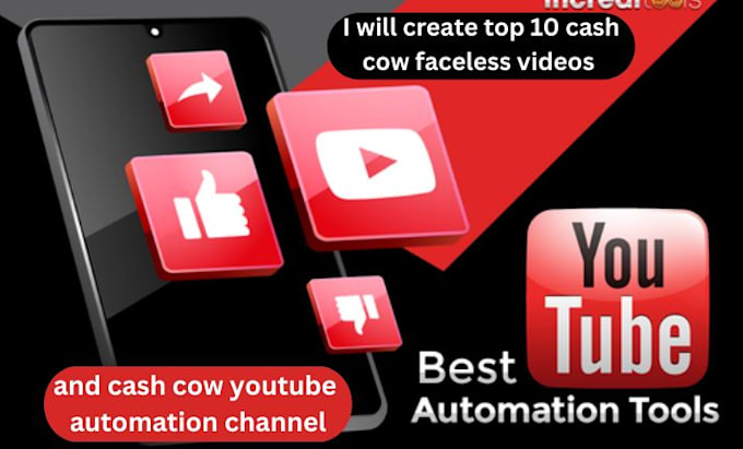 Gig Preview - Create top 10 cash cow faceless videos and cash cow youtube automation channel