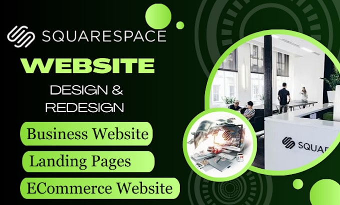 Gig Preview - Design and redesign squarespace website design business websites ecommerce webs