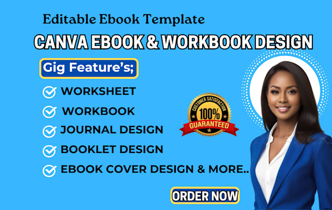 Gig Preview - Create canva ebook design workbook design book interior design for amazon KDP