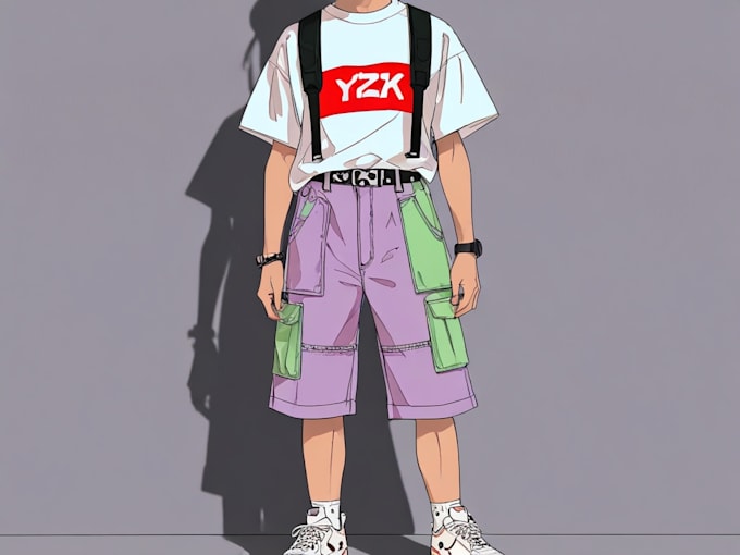 Bestseller - create short pants, t shirt, y2k streetwear design