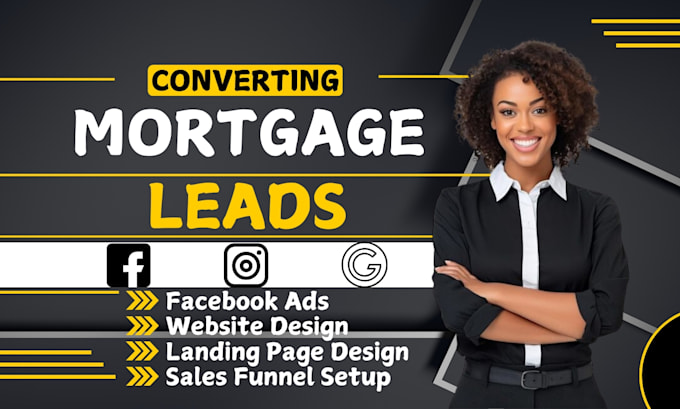 Gig Preview - Mortgage lead mortgage lead generation mortgage broker mortgage mortgage website